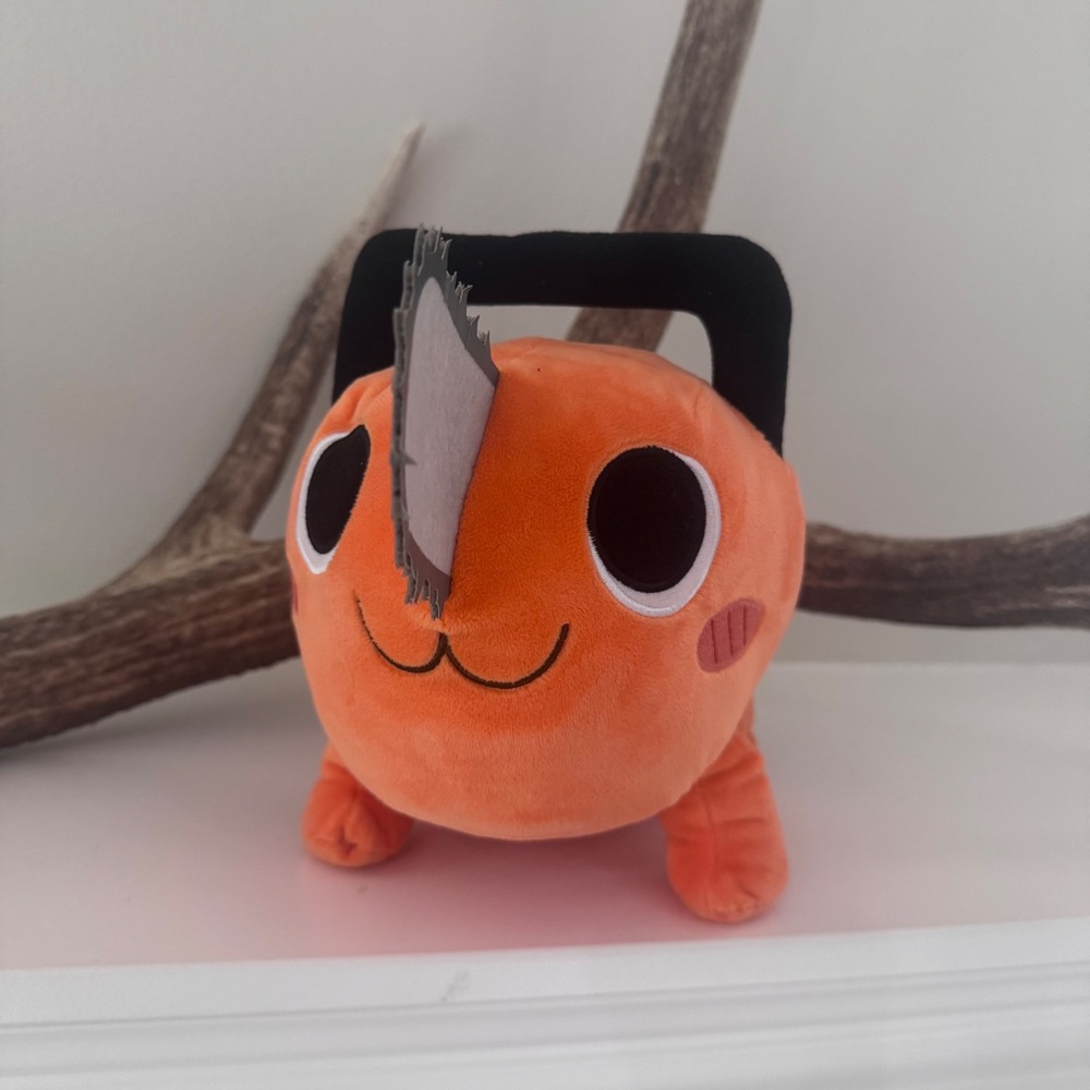 FuRyu Chainsaw Man Pochita Plush Orange Devil Dog Anime Stuffed Toy 2023